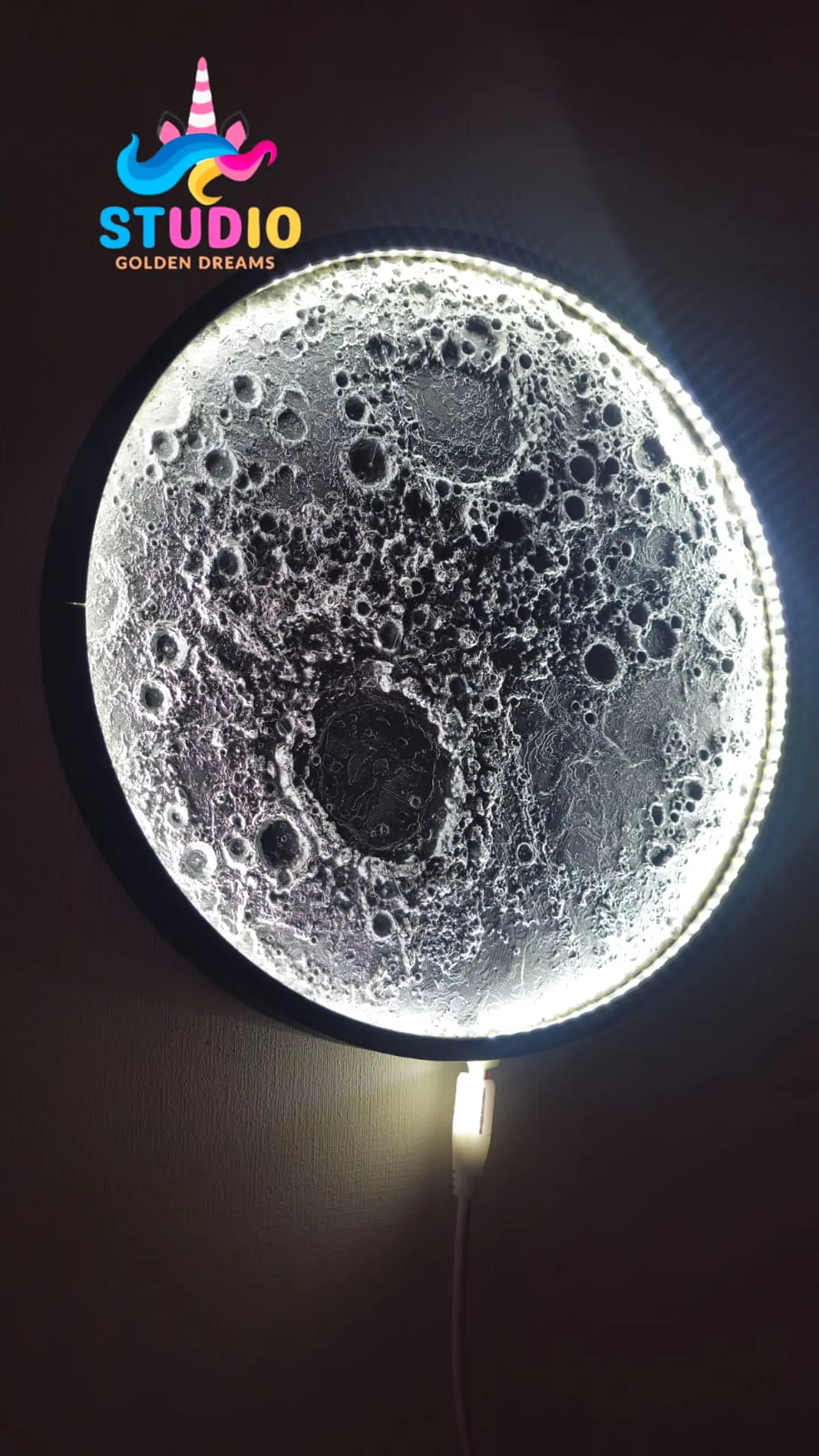 Lampara Led Luna 35cm 2
