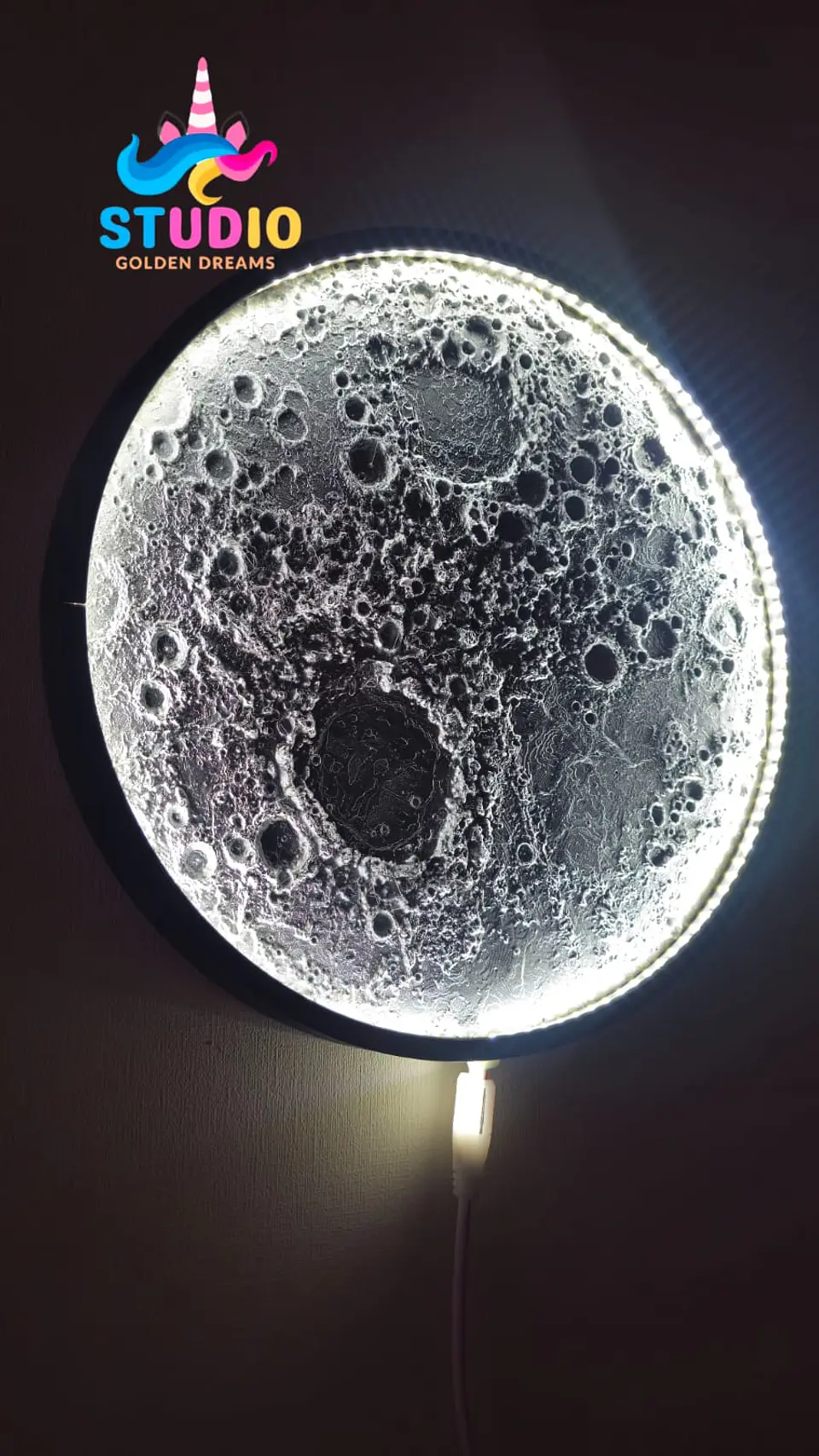 Lampara Led Luna 35cm 2