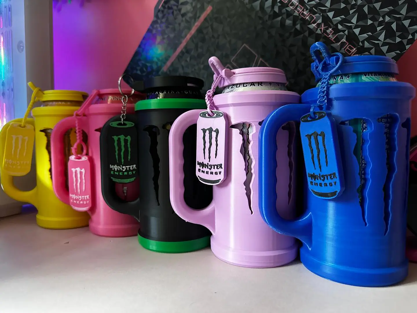 Porta latas Monster  4
