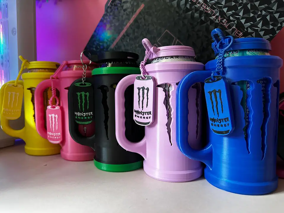 Porta latas Monster  4