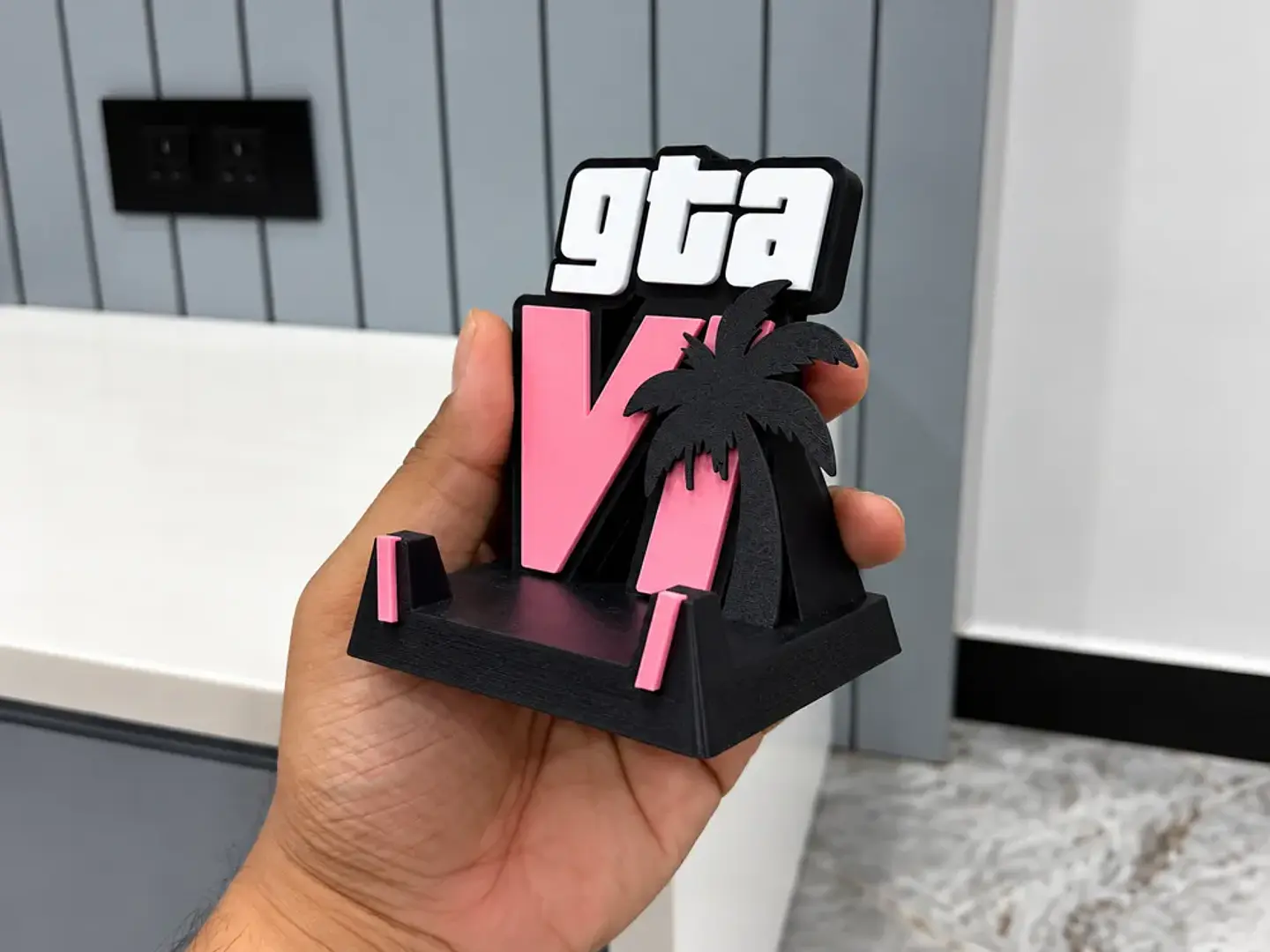 Soporte para telefono al estilo GTA 3