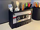 Organizador de escritorio estilo cassette retro - Miniatura 1