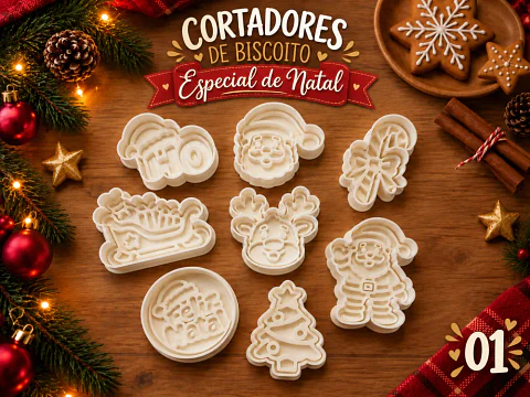 Cortadores de Galletas Hallowen y Navidad