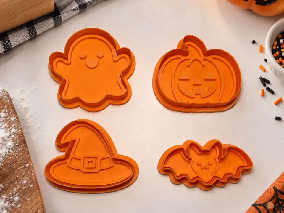 Cortadores de Galletas Hallowen y Navidad 3