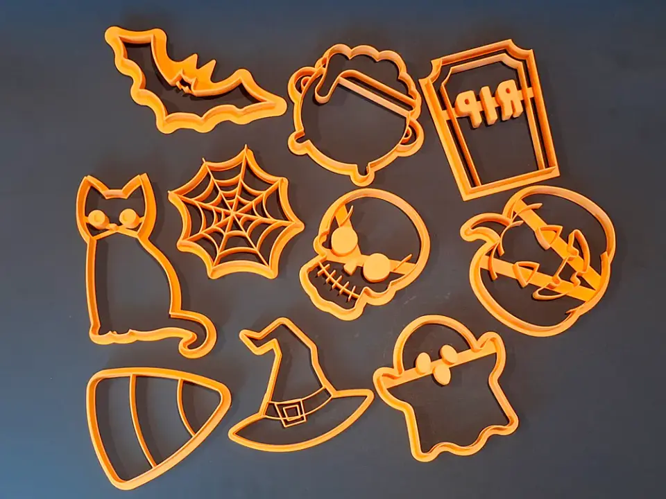 Cortadores de Galletas Hallowen y Navidad 5