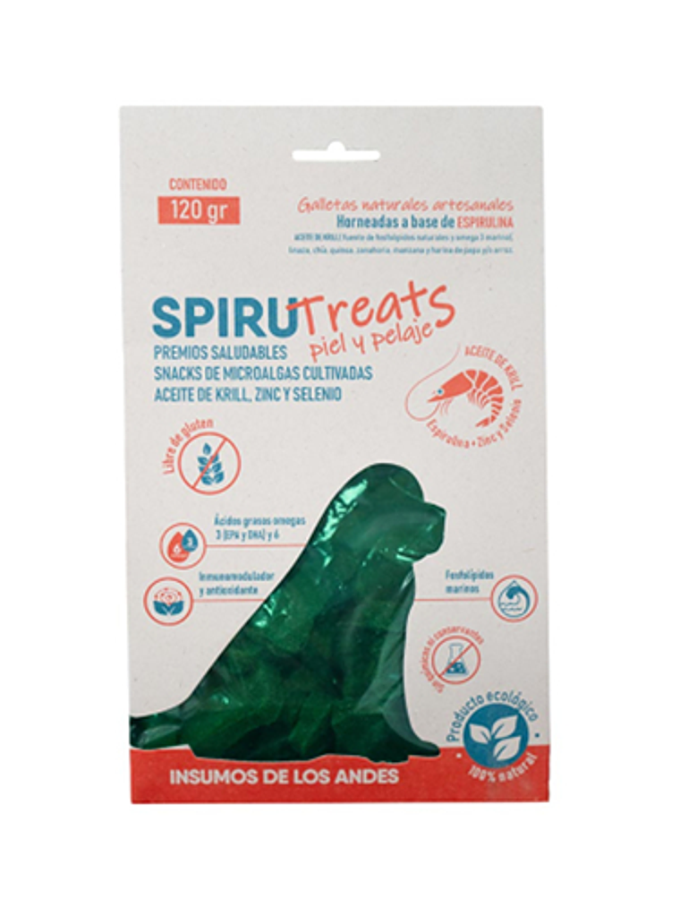 Spirutreats Piel y Pelaje x 120 gr 1