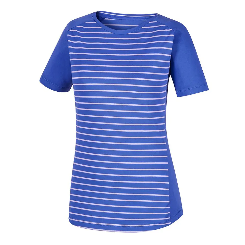 Polera Footjoy Mujer Striped  Azul/blanco 1