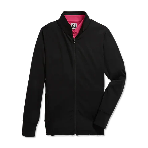 Poleron FootJoy Mujer Negro Cierre completo 