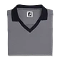Polera Footjoy Mujer Cuello Abierto Azul/Blanco - Miniatura 1