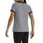 Polera Footjoy Mujer Cuello Abierto Azul/Blanco - Miniatura 3