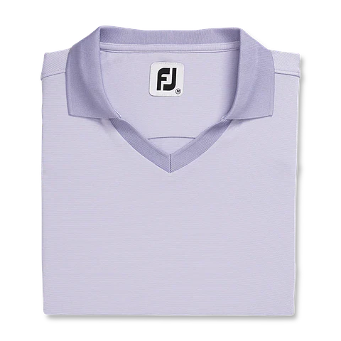Polera Footjoy Mujer Cuello Abierto Lavanda 