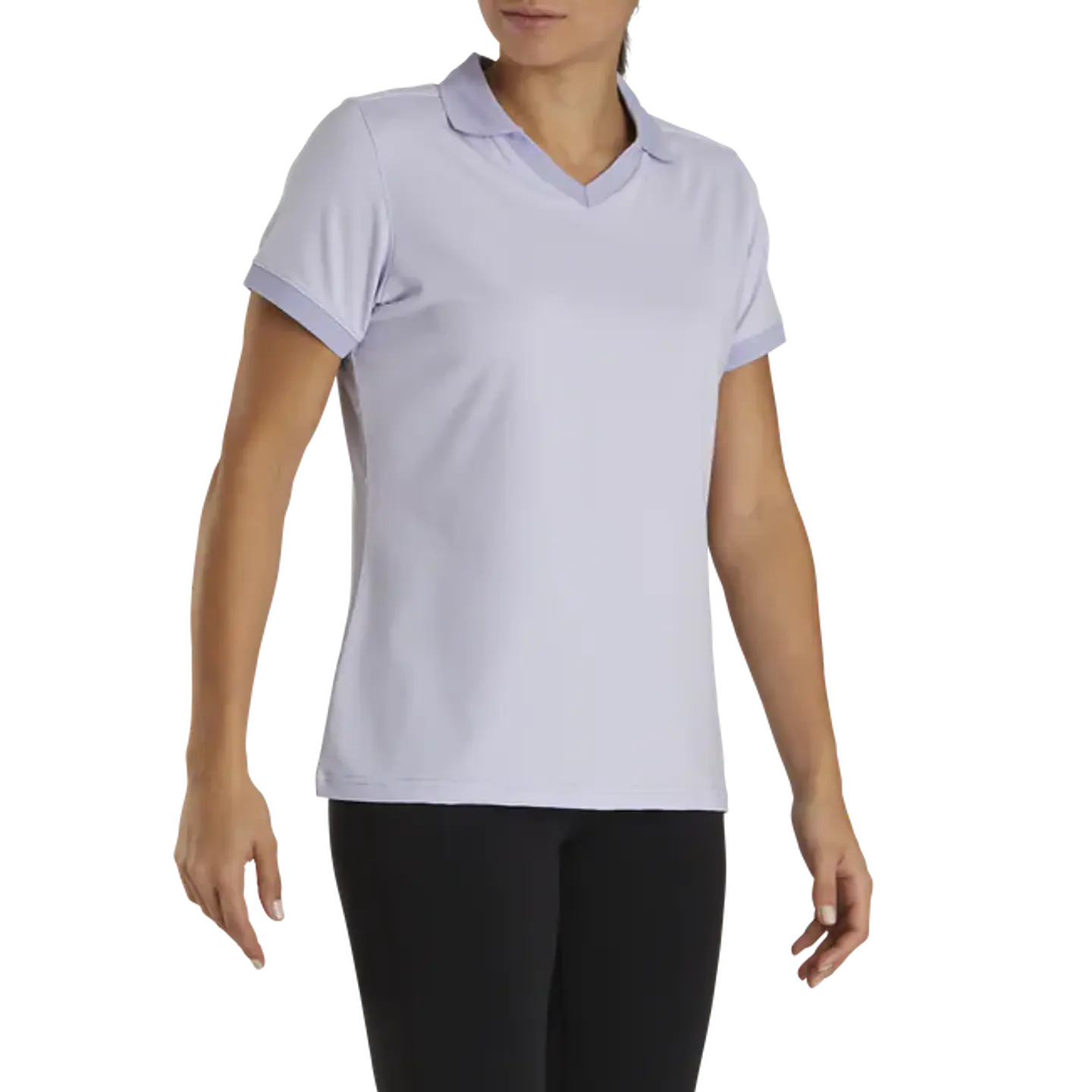 Polera Footjoy Mujer Cuello Abierto Lavanda  2