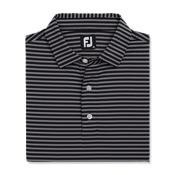 Polera ProDry Pinstripe Negra/Blanco