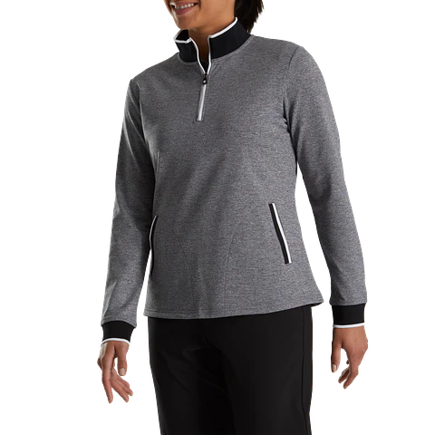 Poleron Mujer cierre 3/4 Half Zip Fleece Back 