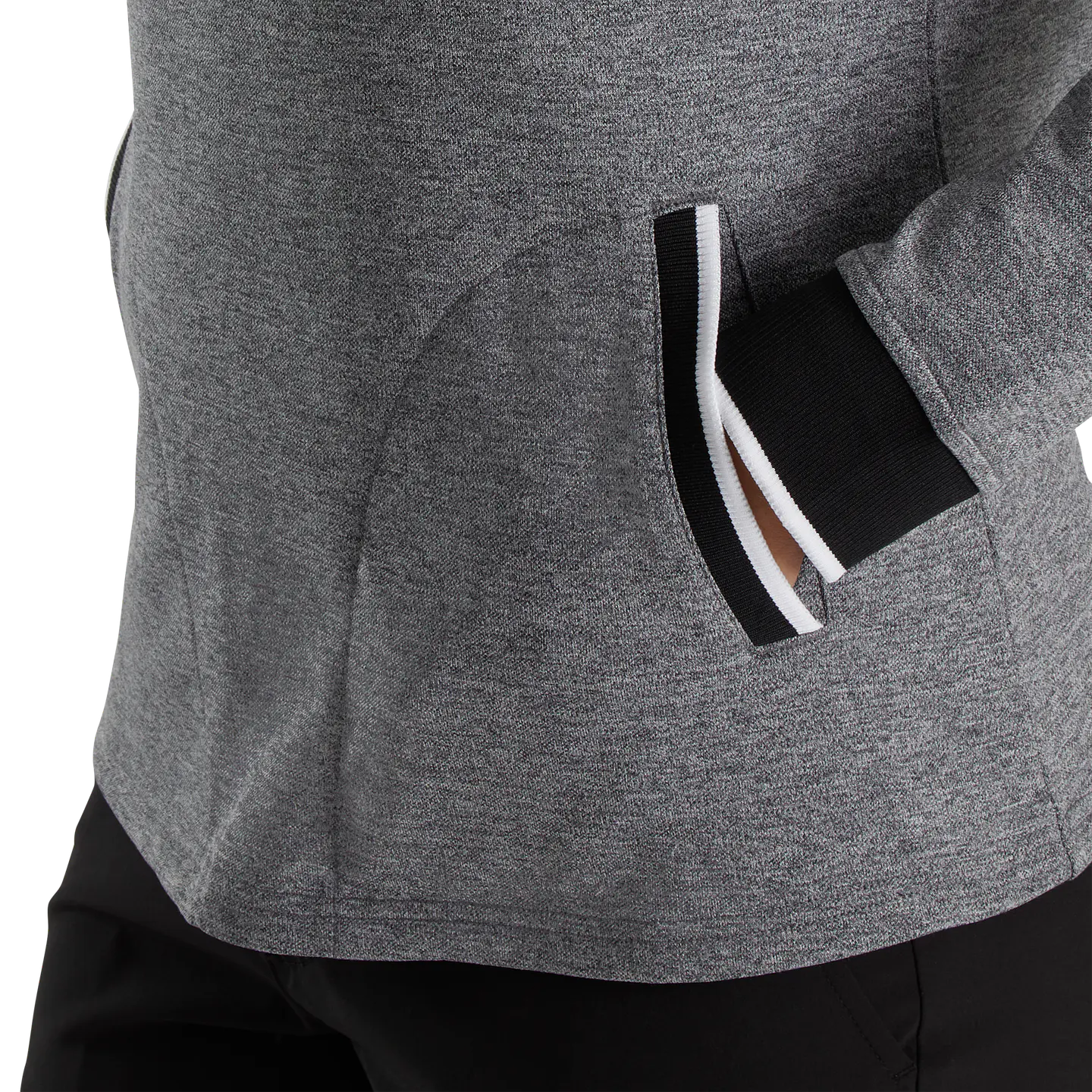 Poleron Mujer cierre 3/4 Half Zip Fleece Back  3