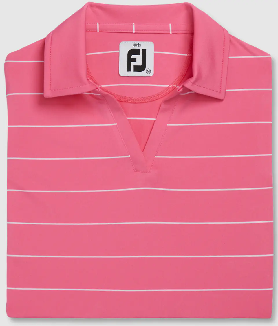 Polera Footjoy sin mangas Niña Hot Pink 1