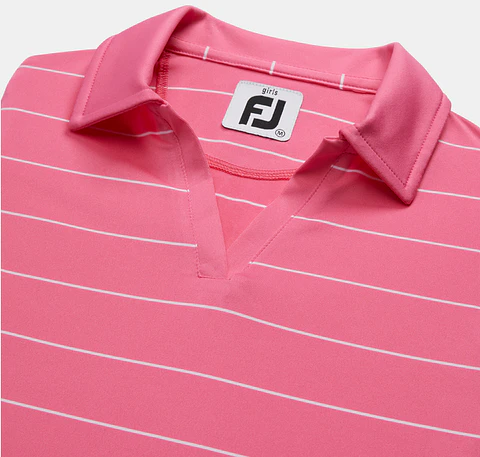 Polera Footjoy sin mangas Niña Hot Pink