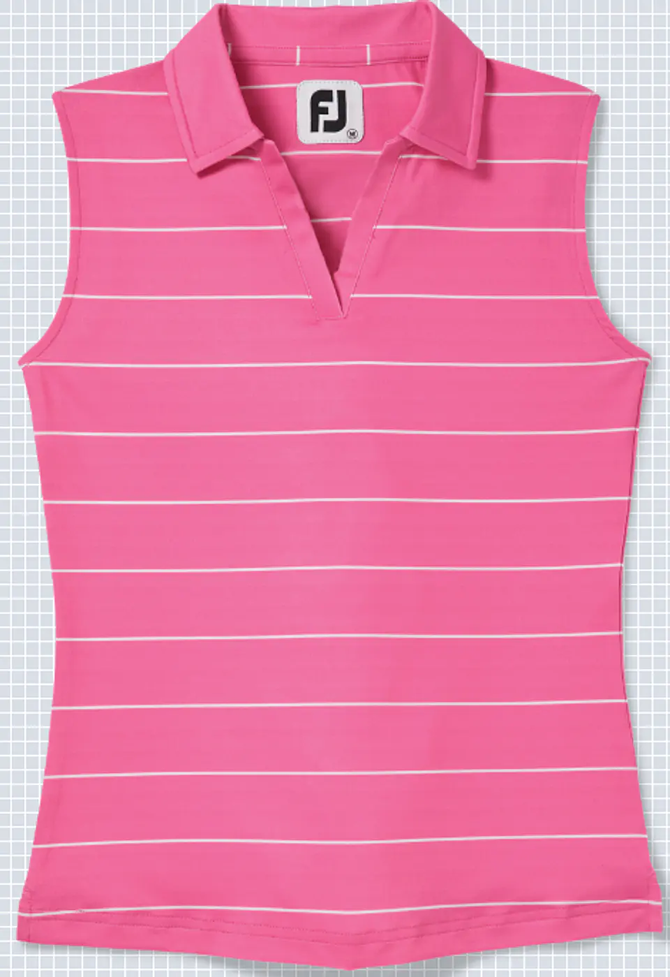 Polera Footjoy sin mangas Niña Hot Pink 3