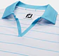 Polera Footjoy sin mangas Niña Blanco/Aqua - Miniatura 2