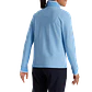 Poleron Mujer cierre 3/4 Half Zip Fleece Back Celeste  - Miniatura 3