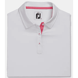 Polera manga corta  Footjoy Niña Blanca