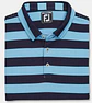 Polera Manga Corta Footjoy Niño Rugby Celeste/Azul - Miniatura 1