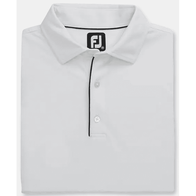 Polera Footjoy Hombre Manga Larga Protección UV Blanco 