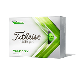 Docena de Pelota Titleist Velocity Verde Matte