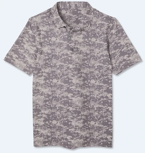 Polera Footjoy Niño Camo Gris 