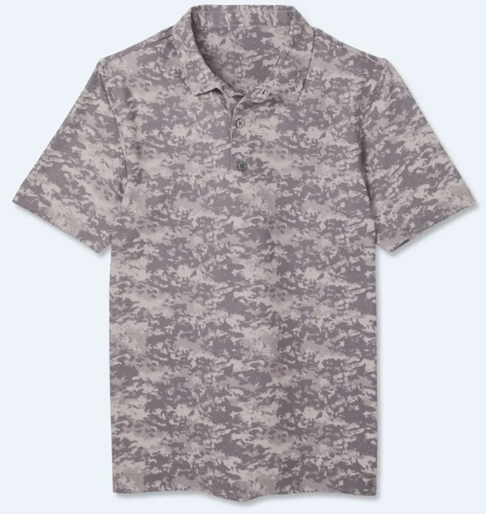 Polera Footjoy Niño Camo Gris  1