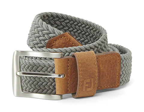 Cinturon de golf Tejido FJ gris 