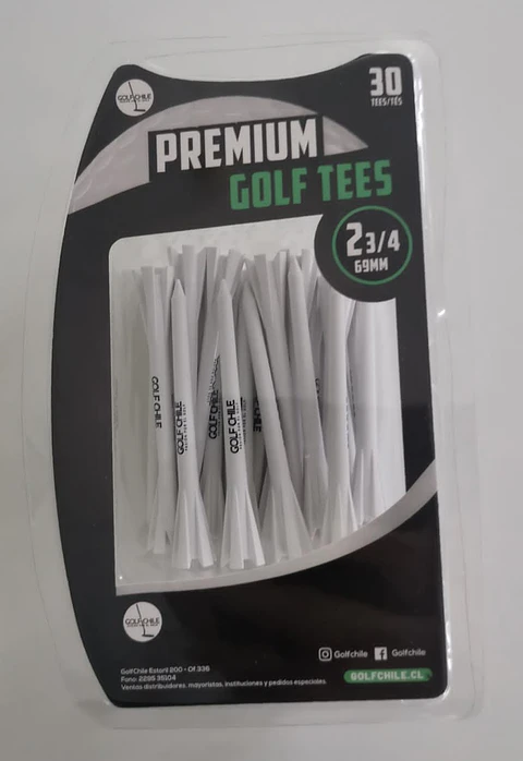 Tees de plastico 2 3/4 