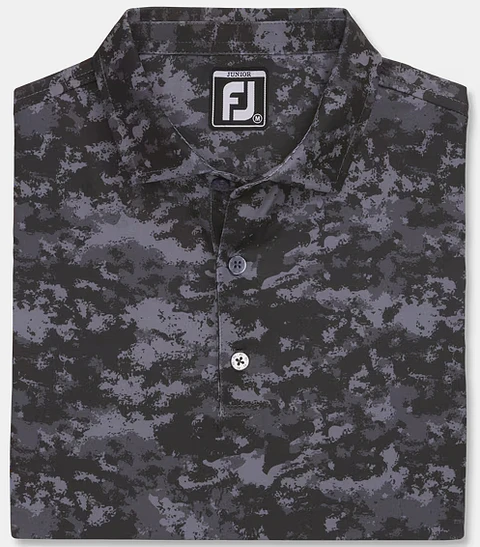 Polera Footjoy Junior camo negro 