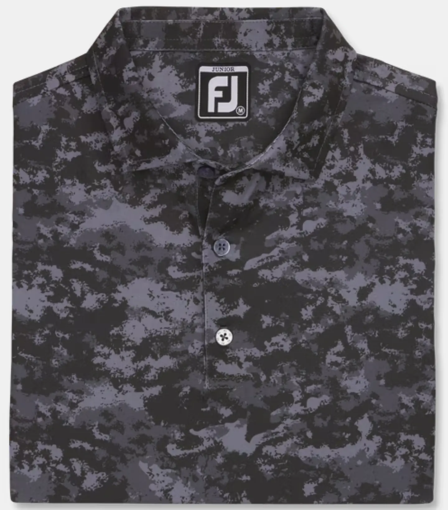 Polera Footjoy Junior camo negro  1