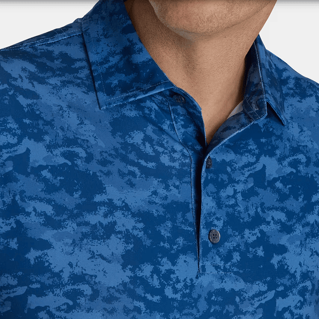 Polera Footjoy hombre camo royal 