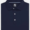 Polera Footjoy hombre lisa azul 