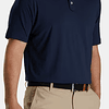 Polera Footjoy hombre lisa azul 