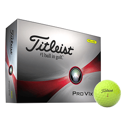 Docena Pelota Titleist Pro V1x Amarilla