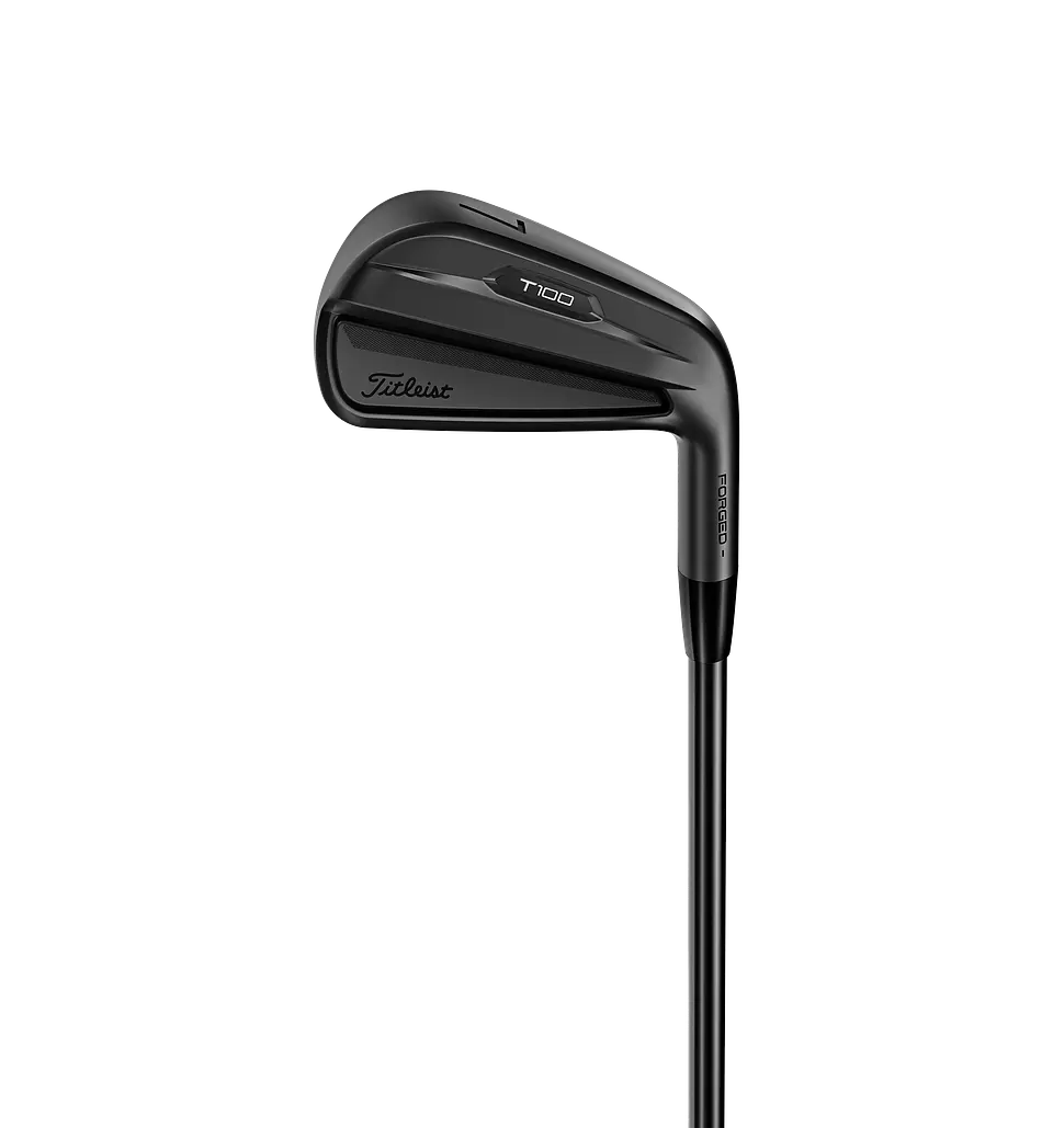 Set de Fierro T100 3G  Black Acero Stiff 4 - P Negro  1