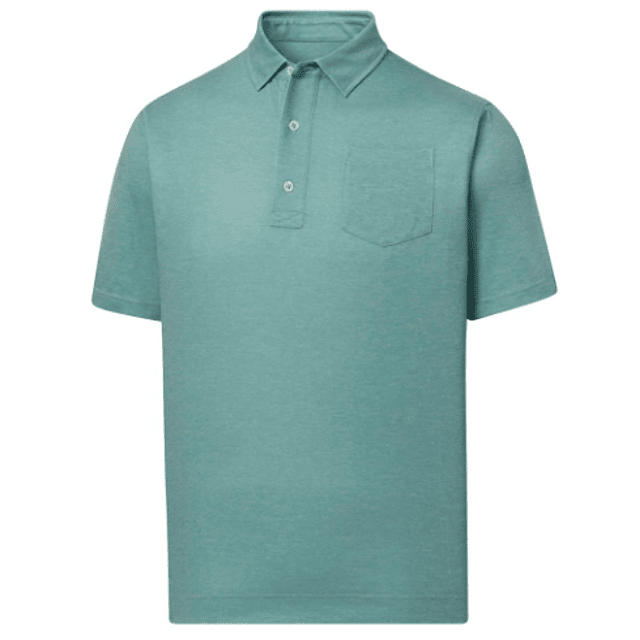 Polera Footjoy Algodón Lisa Verde 