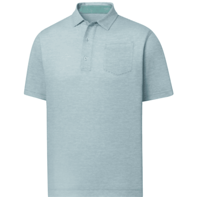 Polera Footjoy Algodón rayas Verde 