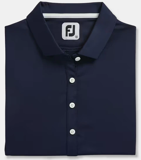 Polera Footjoy Mujer Lisa Azul 