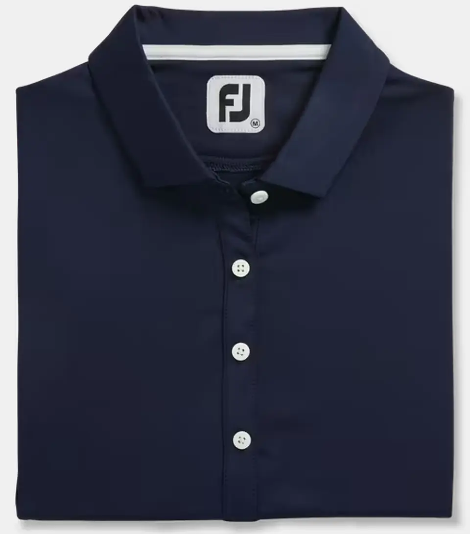 Polera Footjoy Mujer Lisa Azul  1