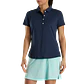 Polera Footjoy Mujer Lisa Azul  - Miniatura 2