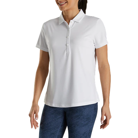 Polera Footjoy Mujer Lisa Blanca 