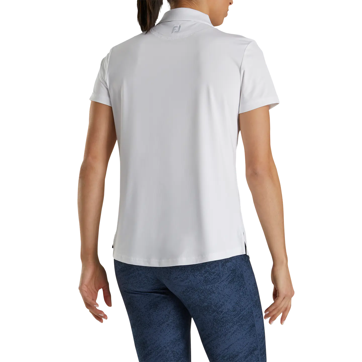 Polera Footjoy Mujer Lisa Blanca  3