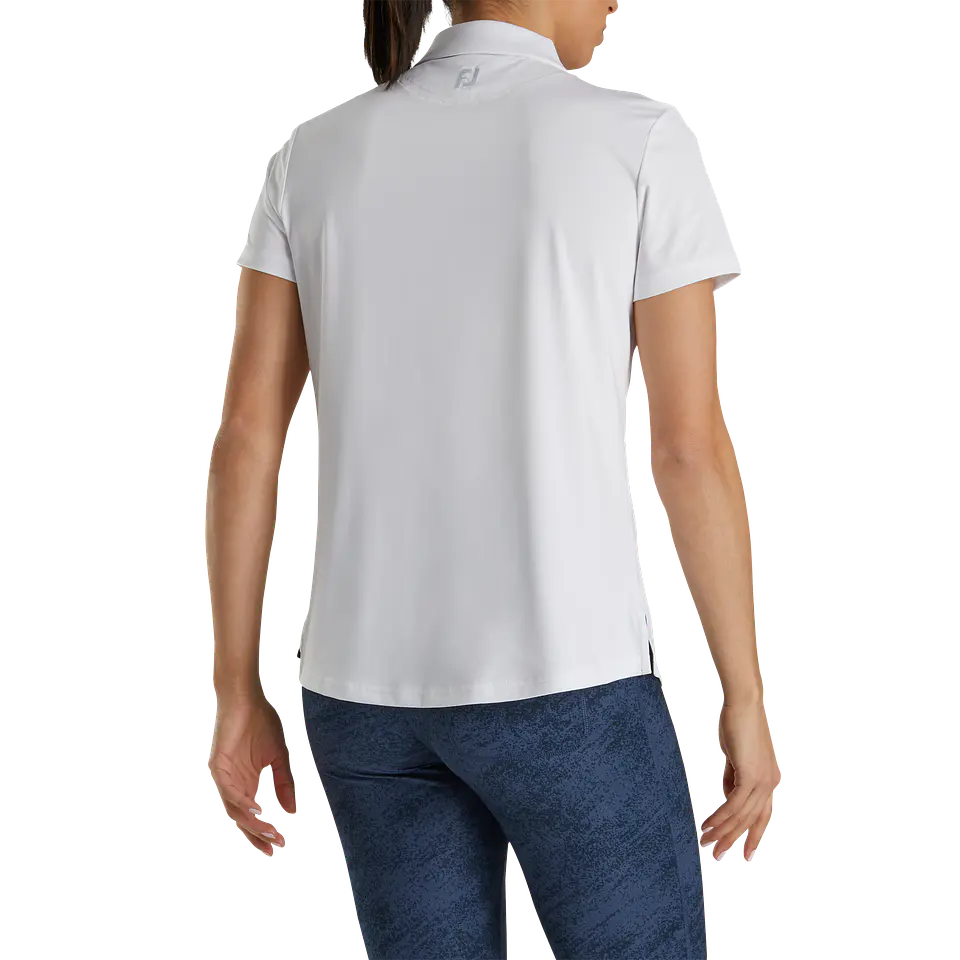 Polera Footjoy Mujer Lisa Blanca  3