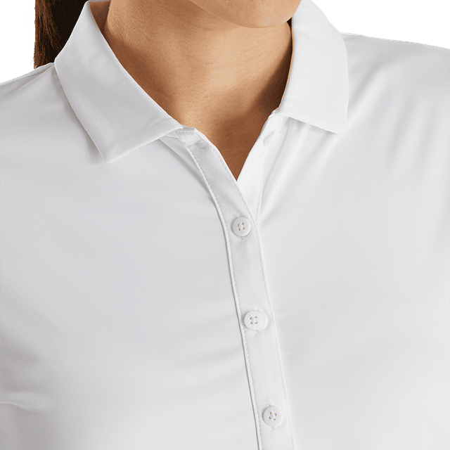 Polera Footjoy Mujer Lisa Blanca 