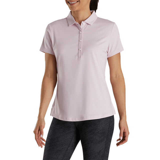 Polera Footjoy Mujer lisa Rosada