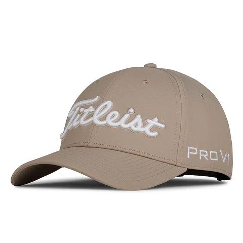 Gorro Titleist Tour Performance Beige/Blanco 